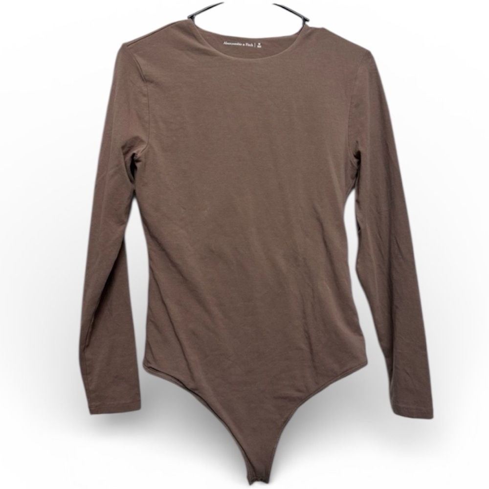 Abercrombie & Fitch Brown Long‎ Sleeve Bodysuit | M | Like New